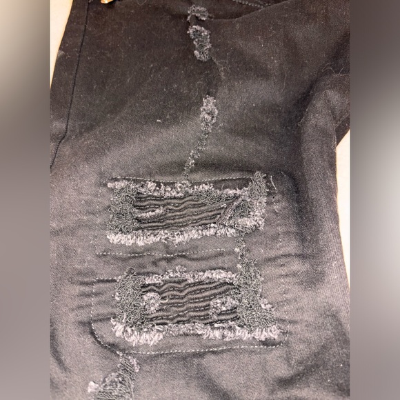 COPY - Black multi zippered nwot 38x32 means baggy zip ankle la flare Japanese … - Picture 3 of 16